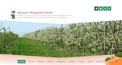 Desktop Screenshot of meissner-obstgarten.de
